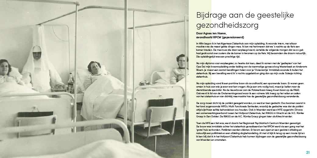 Sjoerd Litjens / Hofpoort Herinneringen / Jubileumboek / Spread / Herinneringen / St. Antonius Ziekenhuis / Woerden