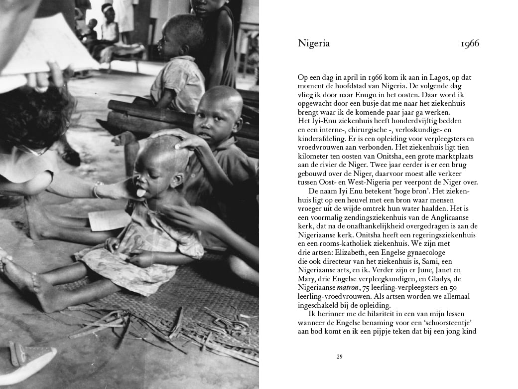 Sjoerd Litjens / Adrie Voorhoeve / Levensboek / Spread / Nigeria