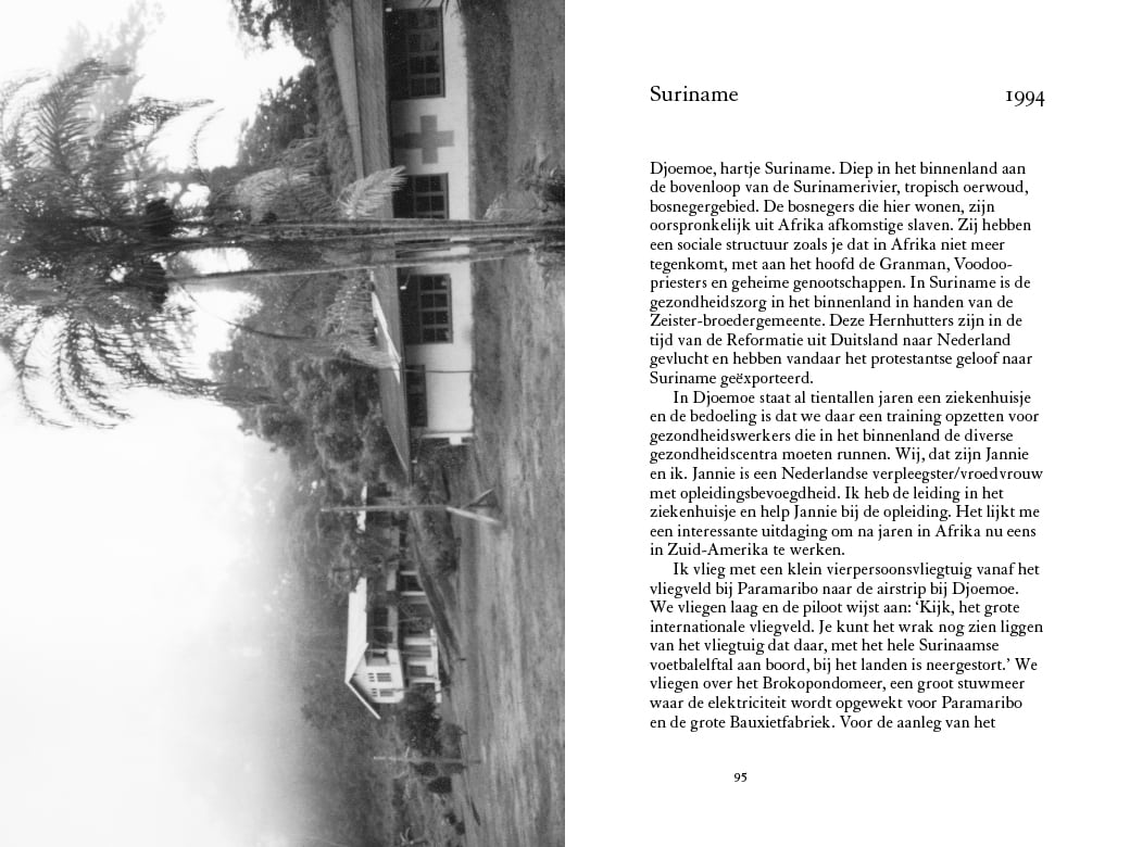 Sjoerd Litjens / Adrie Voorhoeve / Levensboek / Spread / Suriname