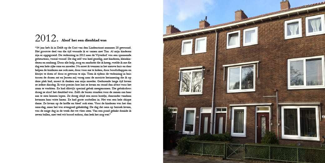 Sjoerd Litjens / Corrie van den Berg / Levensboek / Spread / 2012